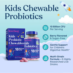 Close-up of LOVEBUG berry chew highlighting kid-friendly texture.