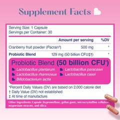 LOVEBUG Pancran capsules ready-to-take daily for gut and vaginal microbiome support.