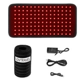 LOVTRAVEL red and infrared pad front view for wide-area therapy and comfort