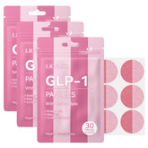 LRNASH GLP-1 patches applied on arm with Yerba Mate infusion for daily routine