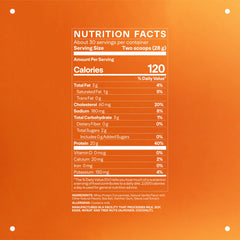 LTH Whey Protein serving scoop shows portion size for accurate protein intake and recovery.