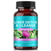 LTQXGT liver gummies bottle with raspberry flavor for daily wellness support.