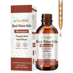 LTTLAODIZ black walnut tincture bottle for on-the-go digestive support