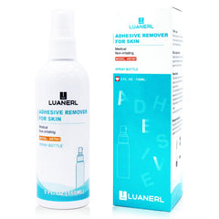 luanerl adhesive remover skin spray bottle for gentle adhesive cleanup.