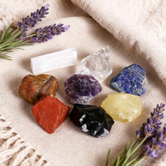 LUDESENIMUE Amethyst Necklace close-up for a calming accessory