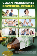 Lukaree Oil of Oregano 4-in-1 label shows 80% carvacrol potency at a glance.
