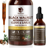 Lukaree Wormwood bottle with dropper for easy daily gut support.