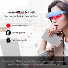 Lukirch glasses with four timer options for flexible sessions 10 to 30 minutes.