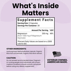 Luma Nutrition 500mg chelated capsule for absorption and daily use.