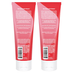 Lume Acidified Body Wash back view highlights ingredients and OB/GYN developed formula.