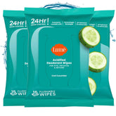 Lume acidified deodorant wipes Cool Cucumber packaging for on-the-go freshness
