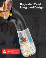 Lumiflexa IPX7 waterproof design enables safe flushing in bath or faucet.