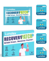 Lunalex Party Recovery Patch 32-pack box, convenient for home or travel use