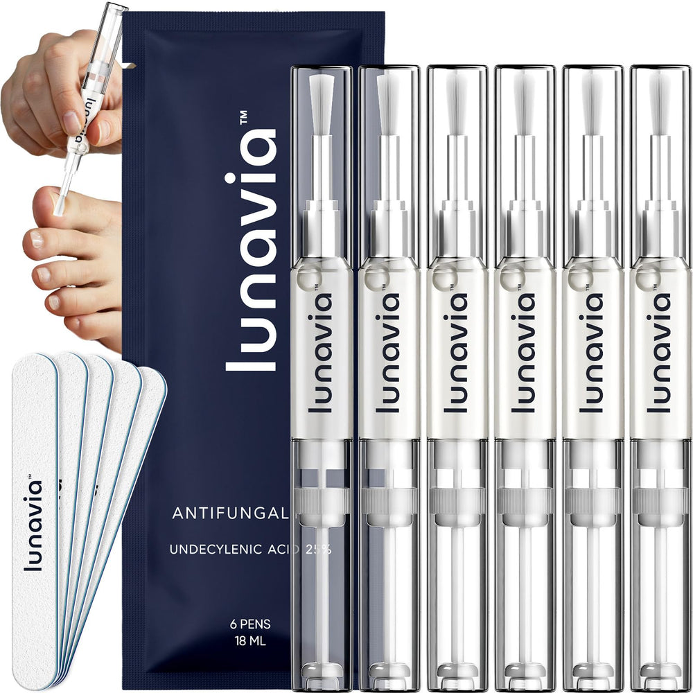 Lunavia Antifungal Pen twist-pen in action for precise, mess-free application.