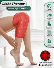 Lunix LX19 wavelengths image shows 850nm and 660nm LED therapy options