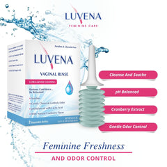 Luvena applicator tip ready for easy rinse application