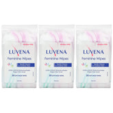 Luvena feminine wipes 25-count pack for convenient freshness on the go