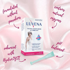 Luvena Vaginal Moisturizer applicator enables targeted, mess-free application.