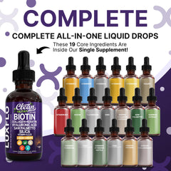 LuxFlo Clean Nutra bottle label detail highlighting key ingredients