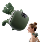 Luxulist neck massager with dual heads delivering palm-like kneading for neck relief.