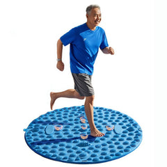 Luzly Foot Acupressure Mat front view, large surface for shared standing relief.