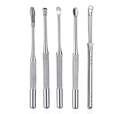 Lxshunlifa five-piece ear wax removal kit, compact setup for at-home care.