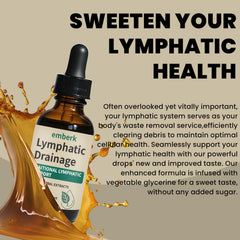 Lymphatic Drainage Drops echinacea detail representing herbal ingredients.