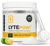 LyteLine Electrolytes Powder bottle with lemon-lime flavor promotes keto hydration.