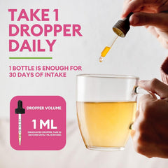 Label on M inch Magnesium Liquid Drops showing eight magnesium forms.