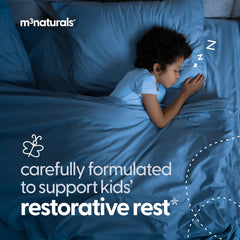 M3 Naturals bedtime scene with lotion and soft sheets