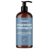 M3 Naturals Magnesium Massage Oil for sore muscles, easing tension after workouts.