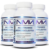 MAAC10 NMN capsules bottle showing 125mg dose for cellular energy support.