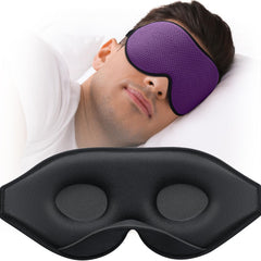 MABAO Sleep Mask side-sleeper 3D contour relieves eye pressure for restful nights.
