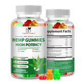 MABEFY hemp gummies bottle promotes calmer nights and smoother bedtime routine.