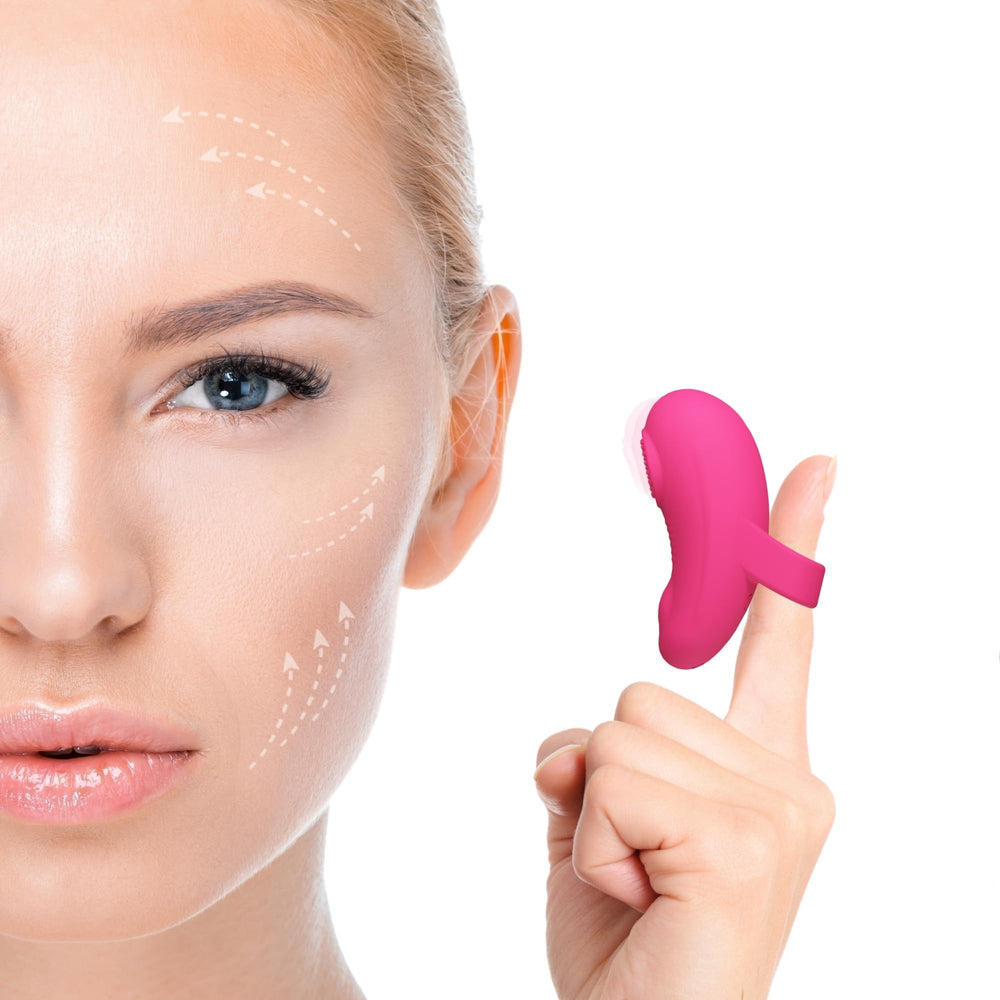 MaeDouy mini-ring massager for facial and eye relief; compact, portable, and relaxing