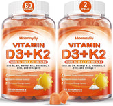 Maennyliy Vitamin D3 K2 gummies orange bottle for daily immune support