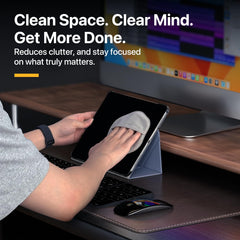 Mageasy two-sided pocket cloth offers stable control during polishing.