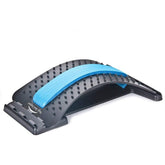 Magic Back Support lumbar stretcher with adjustable levels for personalized back relief.