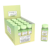 Magic Mind energy shot bottle promotes sustained focus.