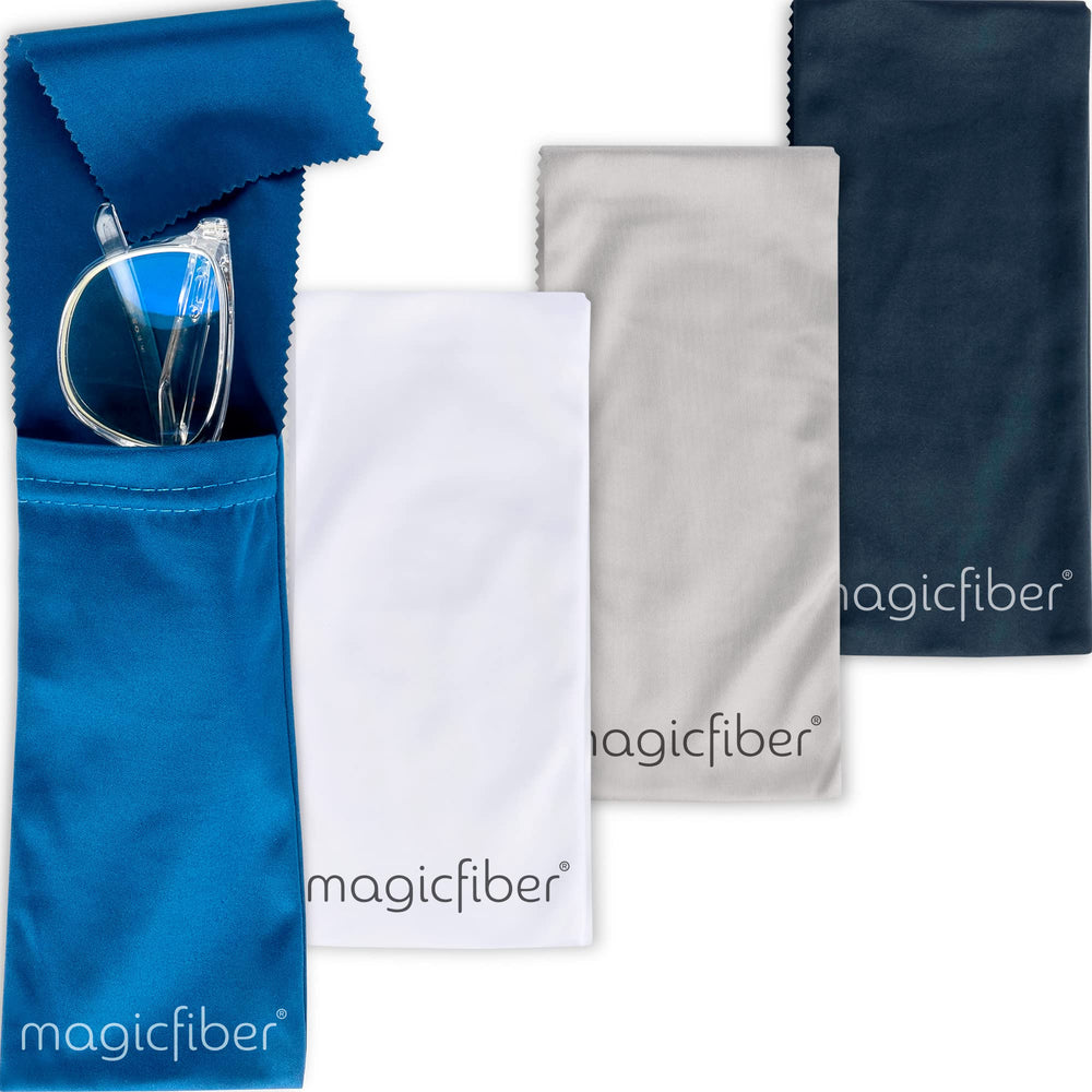 MagicFiber estuche para anteojos ultrasuave con limpieza integrada.