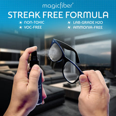 MagicFiber toalla microfibra para gafas, suave y eficaz para eliminar huellas.