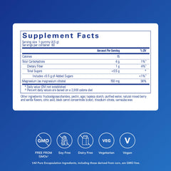 Magnesium Gummy berry vanilla flavor close-up highlights tasty daily dose