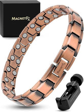 MagnetRX Pure Copper Bracelet for Men with classic everyday wear.