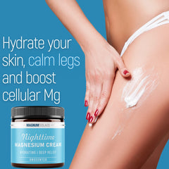 Magnum Solace arm application demonstrates convenient upper body use before sleep