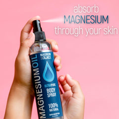 Magnum Solace odorless clear magnesium oil ready for application