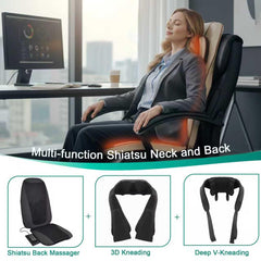 MAIBOLE heat-levels therapy features two warmth settings for relaxation at home