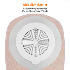 Maidwoc one-piece drainable ostomy bag for reliable leakage prevention.
