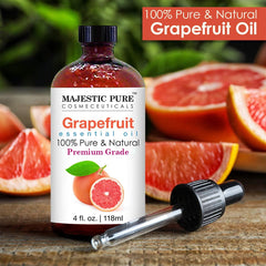 Majestic Pure grapefruit oil diffuser-ready blend for uplifting aroma.