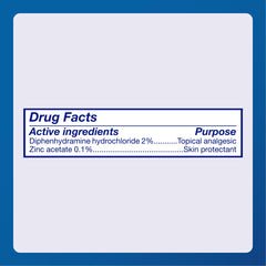 MAJOR Banophen anti-itch cream zinc acetate skin protectant in view