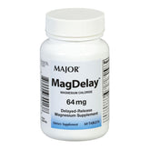 MAJOR MagDelay bottle and label showing delayed-release magnesium for steady daily support